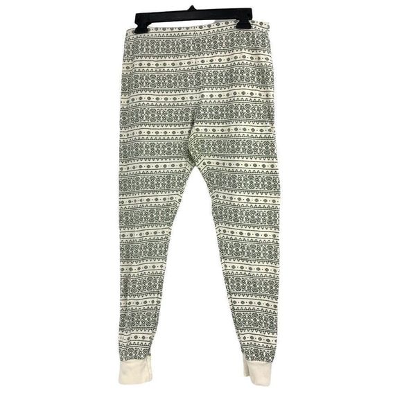 Burt's Bees Size M Fair Isle Cuff Leg Lounge Sleep Pants Pullon 1198 - Picture 2 of 7